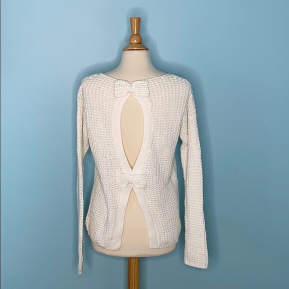 Bethany Mota Oversized Open Back Sweater W9 - Picture 4 of 6